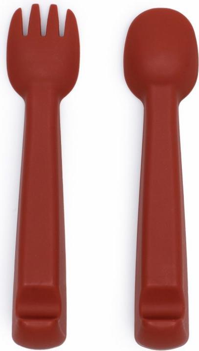 Image du produit We Might Be Tiny Set de fourchettes et cuillères Feedie - Rust