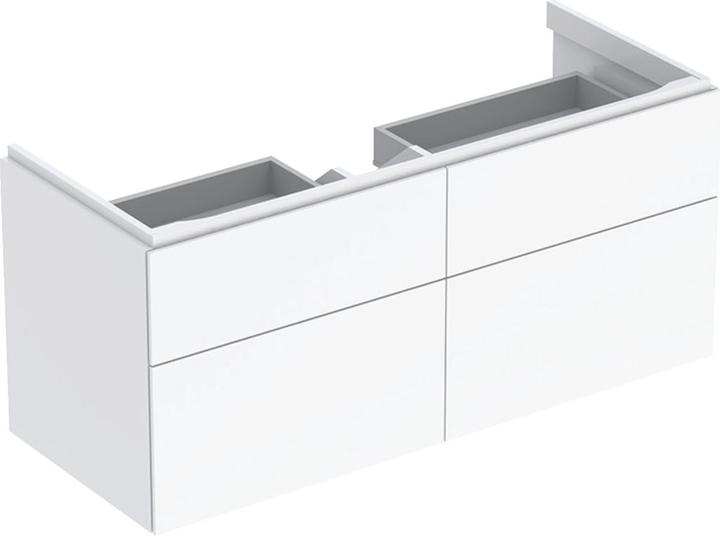 Produktbild Geberit Waschtischunterschrank Xeno wei hochglanz 4 Auszge mit Softeinzug fr 120 cm 5 (53 x 117 cm)