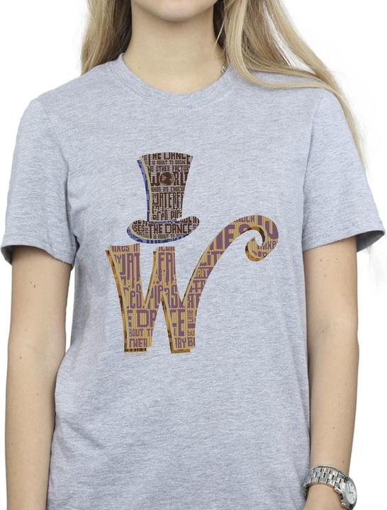 Produktbild Willy Wonka & the Chocolate Factory W Logo Hat TShirt (S)
