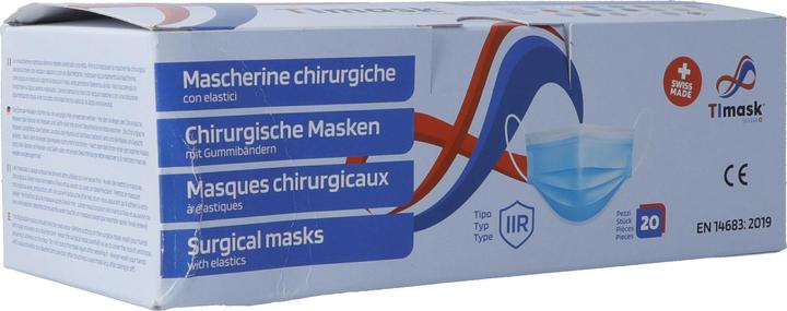 Timask Einweg-Mundschutz (Typ IIR, 20 x)