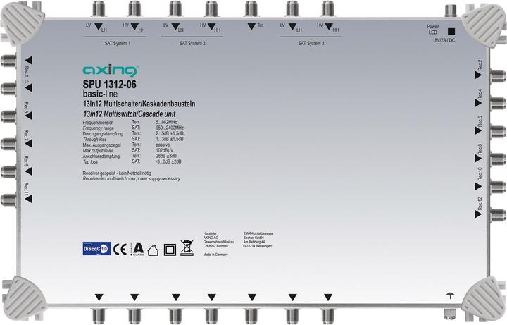 Produktbild Axing Multischalter/Kaskadenbaustein SPU 1312-06 13 in 12