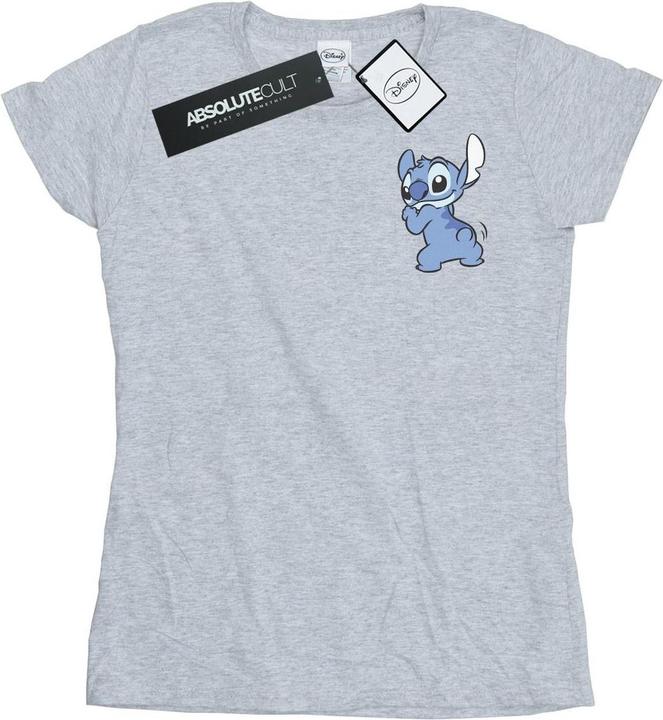 Disney Lilo And Stitch Stitch Backside Breast Print TShirt (L)