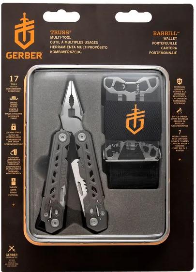Gerber Gear Rinkinys Gerber Truss & Wallet Gift tin 4L