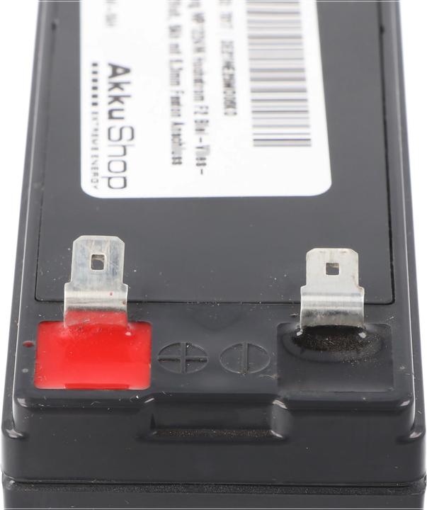 Actual product image Kung Long WP1224W Hochstrom F2 Blei-Vlies-Akku, 12Volt, 6Ah mit 6,3mm Faston Anschluss (12 V, 6 Ah)