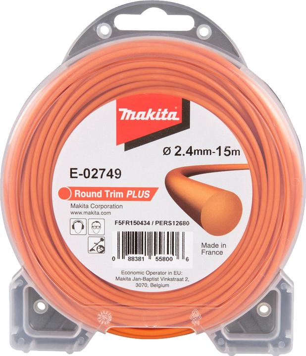 Actual product image Makita Mowing thread round 2,4mmx15m (Weed whacker, Robot mower garage)