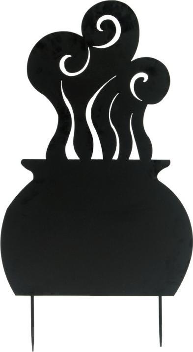 Produktbild Europalms Silhouette Metall Hexentopf, 83cm