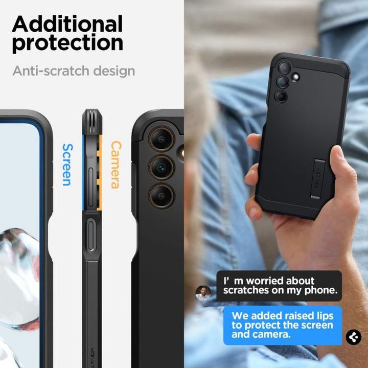 Actual product image Spigen Tough Armor Hulle compatible (Samsung Galaxy A15, Samsung Galaxy A15 5G)