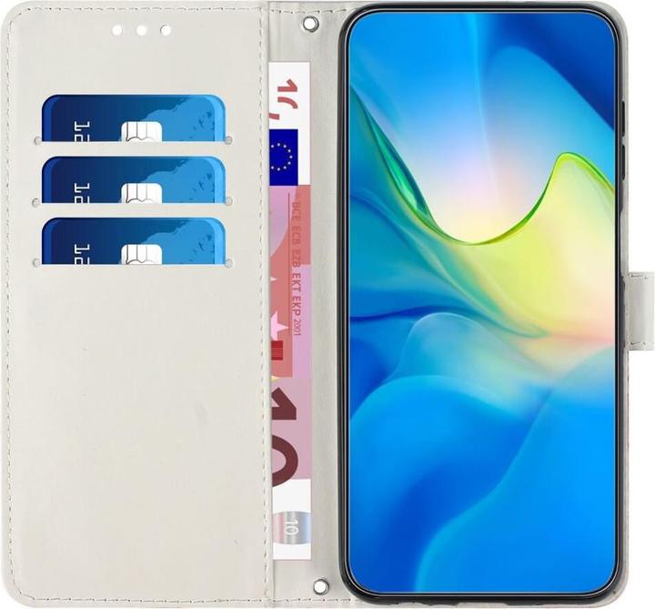 Produktbild Cover-Discount Google Pixel 7a - Leder Hülle Marble violett (Google Pixel 7a)