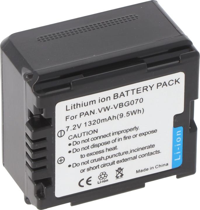 Actual product image AccuCell Akku anasonic VW-VBG130 (Camera battery)