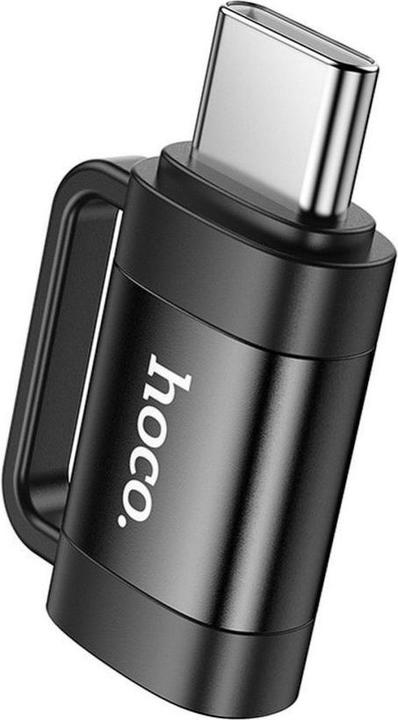 Hoco Cable adapter OTG Type C (male) to Lightning (female) 3A UA31E black (Lightning, USB-A)