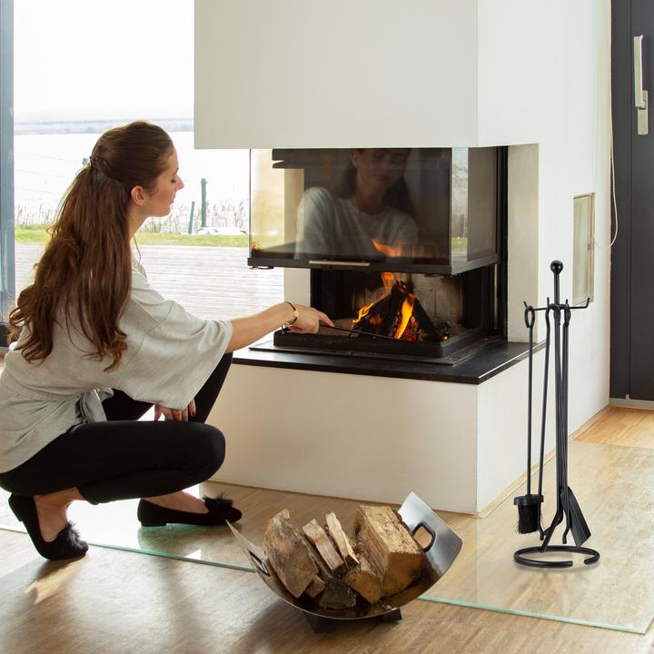Actual product image Relaxdays Fireplace set (20 x 20 x 68 cm)