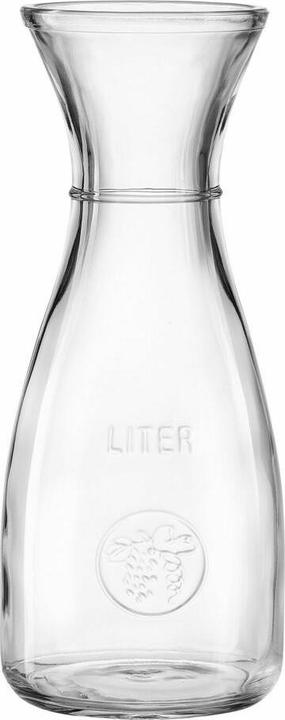 Actual product image Ritzenhoff & Breker Bordeaux" glass carafe, 1 litre made of soda lime, dishwasher-safe, with filling line (1 l)