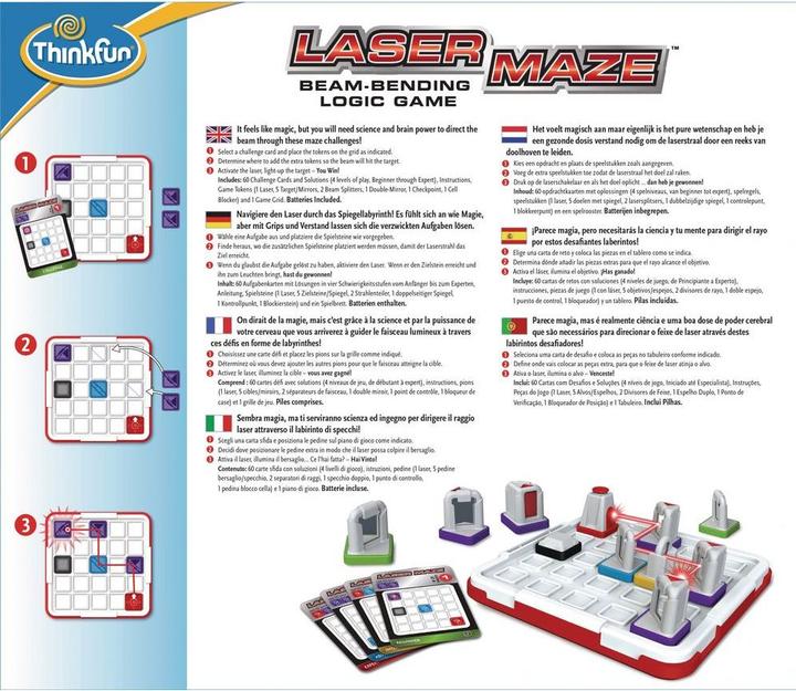 Immagine prodotto Thinkfun Labirinto laser (Tedesco, Inglese, Italiano, Francese)