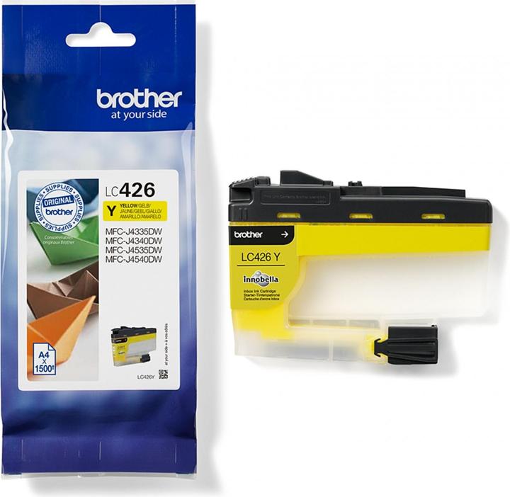 Actual product image Brother LC426Y INK FOR MINI19 BIZ-STEP (Y)