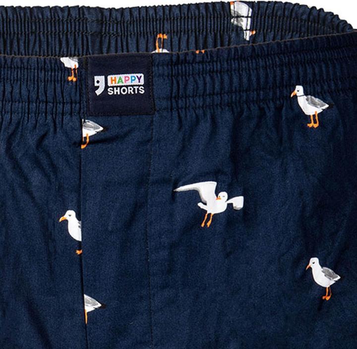 Immagine prodotto Happy shorts Boxer in tessuto dal taglio casual e confortevole (L, Confezione singola)
