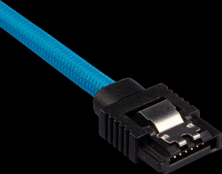 Actual product image Corsair Sheathed premium SATA cable