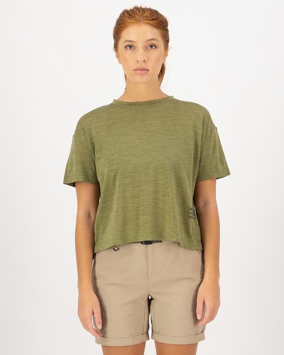 Actual product image Mons Royale Zephyr Merino Tencel™ Boxy T-Shirt (L)