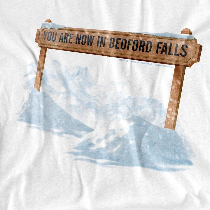 Immagine prodotto It's a Wonderful Life Bedford Falls Maglietta Uomo (4XL)