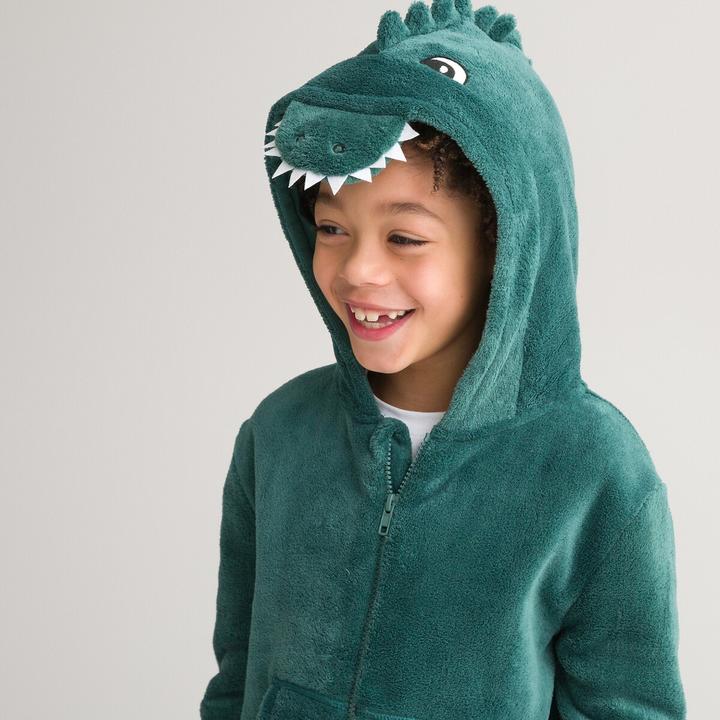 Image du produit La Redoute Collections Combinaison dino avec capuche (164)