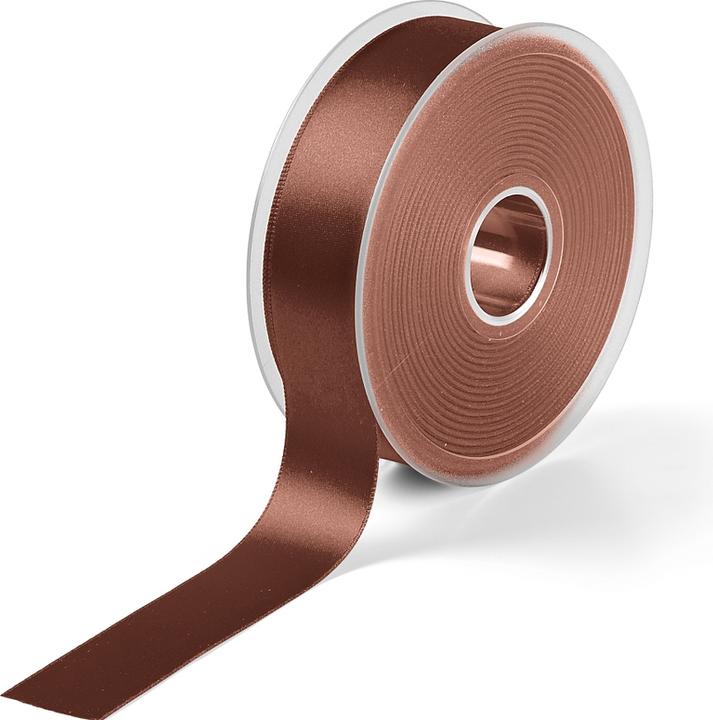 Produktbild Prym Satinband, beidseitig glänzend, mittelbraun 25 mm, Coupon 3 m, 100 % PES (Geschenkband, 1 x)