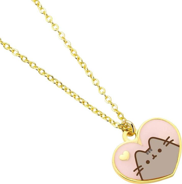 Immagine prodotto Pusheen Color Oro Collana (100% materiale sintetico)