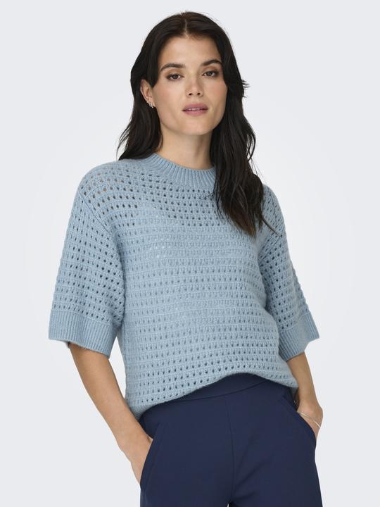 Produktbild JdY Knit Fit Rundhals Gerippte Ärmelbündchen Tief angesetzte Schulter Pullover Strickpullover (XS)