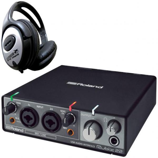Actual product image Roland Rubix22 USB audio interface with headphones (USB)