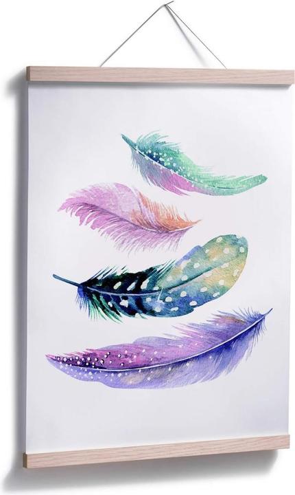 Produktbild Trenddeko Poster Federn 40 x 50 cm, Papier (40 x 50 cm)