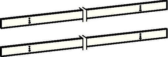 Actual product image Dormakaba Mounting plate set for slide rails G-SR flat (Room door, Entrance door, Wooden door, French window)