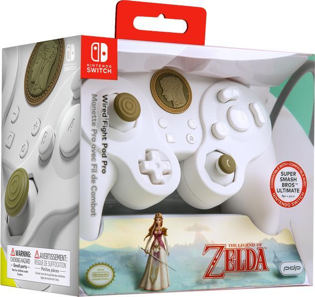 Image du produit PDP Pad Fight Pad Pro Super Smash Bros Zelda (500-100-UE-D9) (Switch)