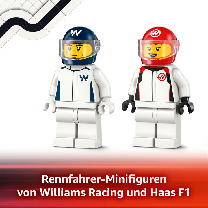 Produktbild LEGO F1 Williams Racing und Haas F1 Rennautos (60464, LEGO City)