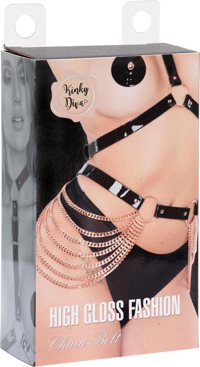 Actual product image Kinky Diva chain belt chain belt