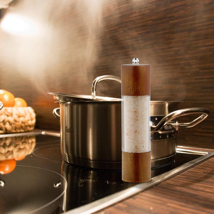 Actual product image Relaxdays 6-piece spice mill set (Various spices, Herbs, Pepper, Salt)
