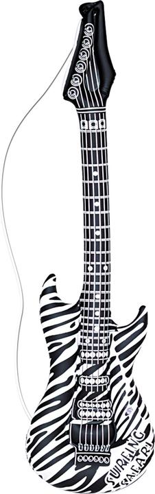 Widmann Aufblasbare Gitarre In Zebramuster 105 cm (One Size)