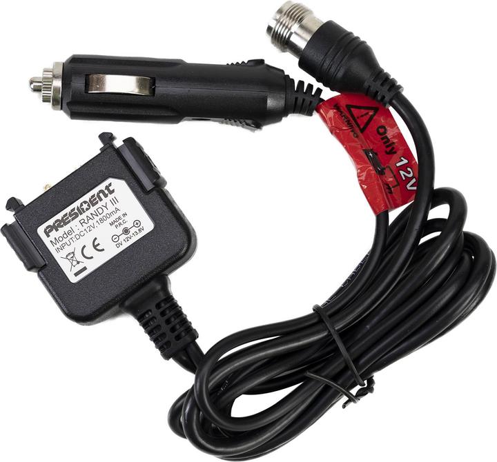 Actual product image President Adapter for 12 V power supply and external aerial for RANDY III radio