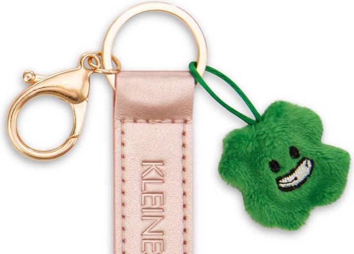 Image du produit Magni NICI Schlüsselanhänger Kleines Glück Kunstlederband mit Kleeblatt roségold 10cm