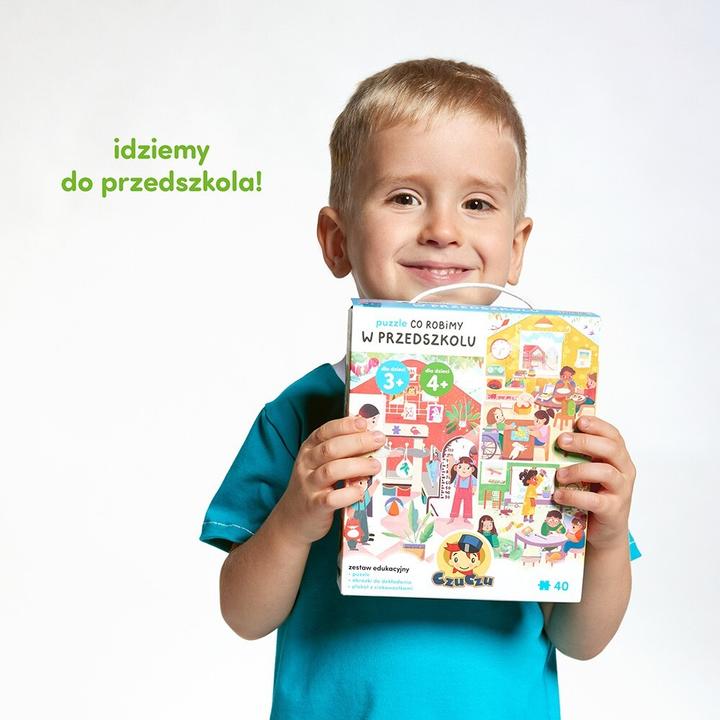 Produktbild Czuczu Puzzle Was wir im Kindergarten machen 3+ 4+ (40 Teile)