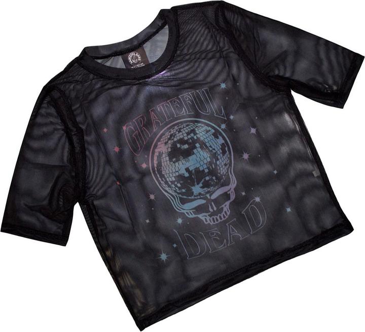 Actual product image Grateful Dead Womens/Ladies Glitterball Crop Top (M)