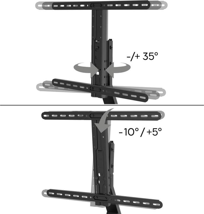 Actual product image Hama TV stand (Universal, 64.96", 40 kg)