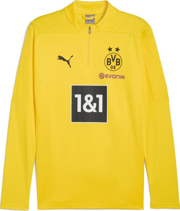 Puma BVB Training 1/4 Zip Top with Sponsor