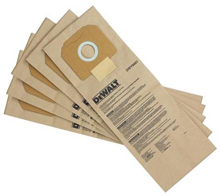 Produktbild DeWalt Paper Bag for DWV902M (Pack of 5) (5 x)