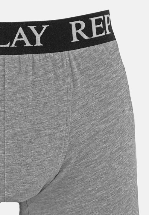 Produktbild Replay Trunk BOXER Style 01/C Basic Cuff Logo im 3er Pack (L, 3er Pack)