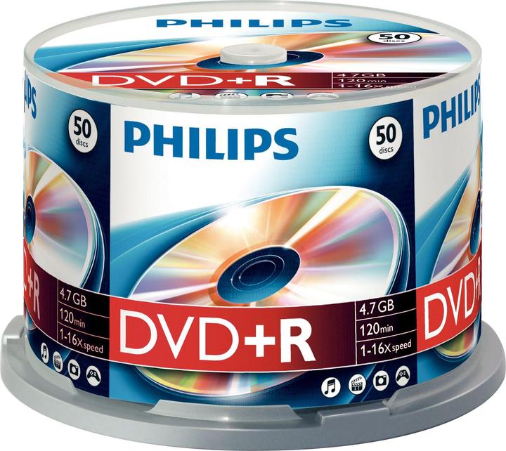 Philips 1x50 DVD+R 4.7GB 16x SP (50 x)