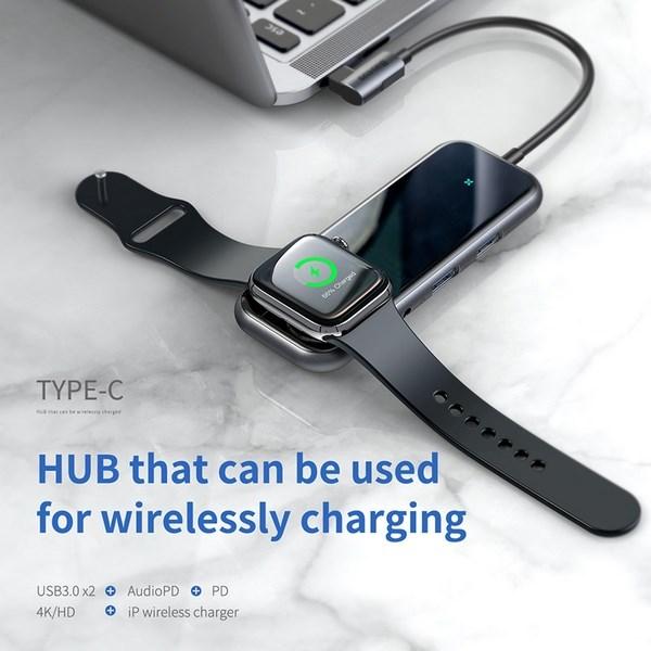 Actual product image Baseus Mirror Series Multifunctional HUB (USB-C, 6 Ports)