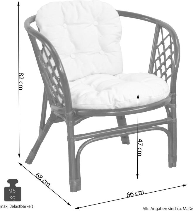 Produktbild Möbel Direkt Online Sonja (70 x 70 x 57 cm)