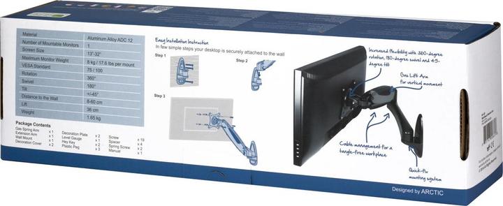 Image du produit Arctic W1-3d (Mur, 32")