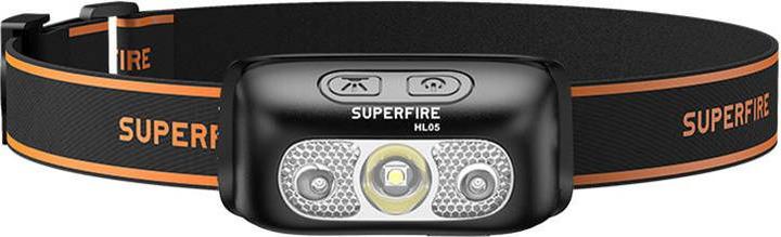Superfire Headlamp HL05-E, 120lm, USB (120 lm)