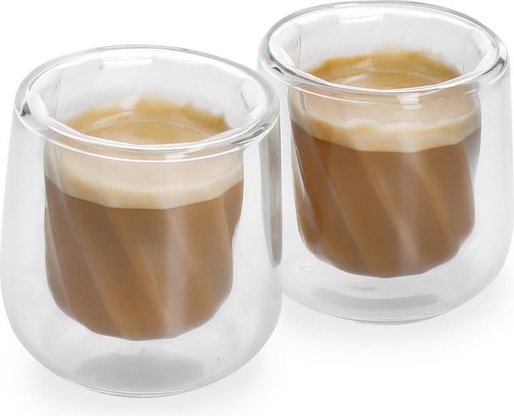Actual product image La Cafetière Siena Double-Walled Cortado Glasses, Set of 2, 135ml (0.14 l, 2 x)