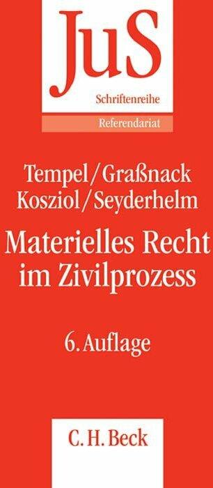 Produktbild Materielles Recht im Zivilprozess (Deutsch, Christiane Grassnack, 2014)