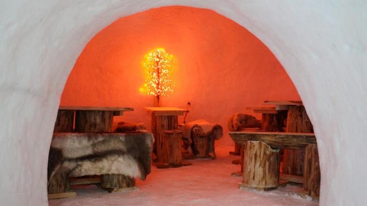 Actual product image Gift certificate, fondue menu in igloo